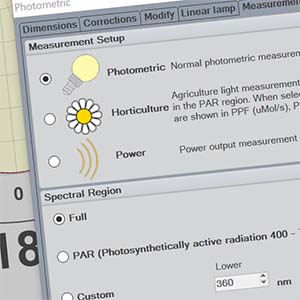 Photometric setup