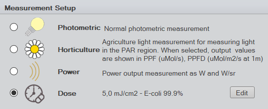 Picking the right photometric setup for a UV measurement