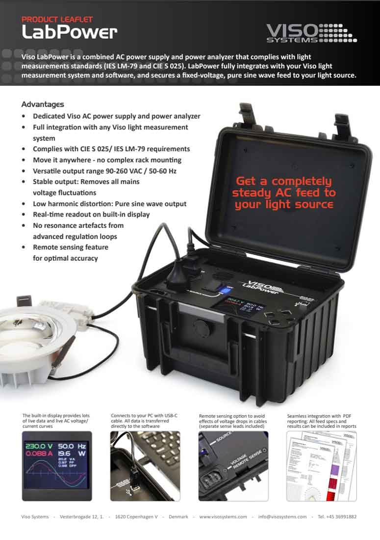 LabPower Product Leaflet