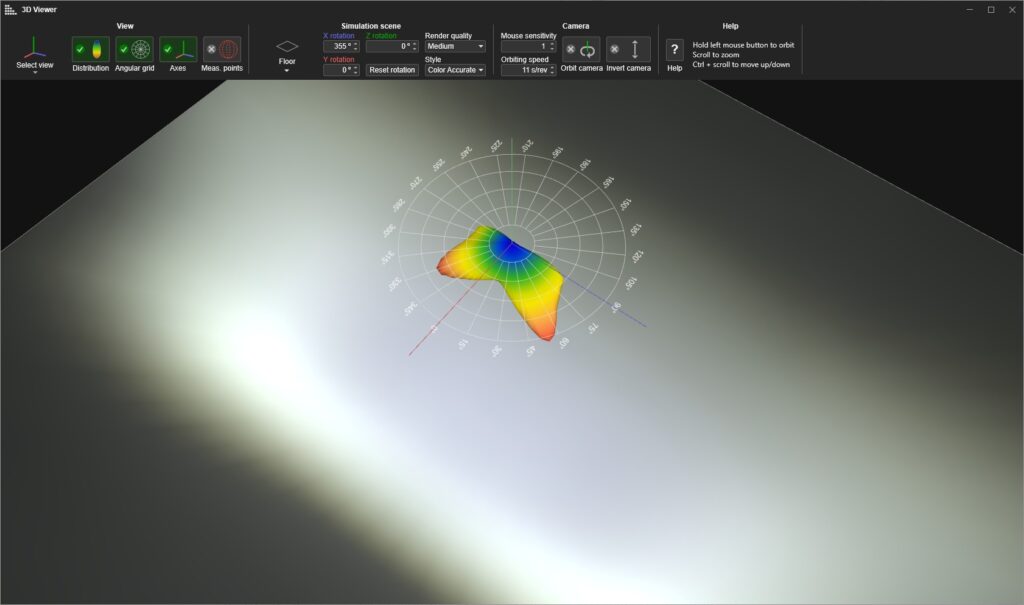 3D viewer - detect color flaws