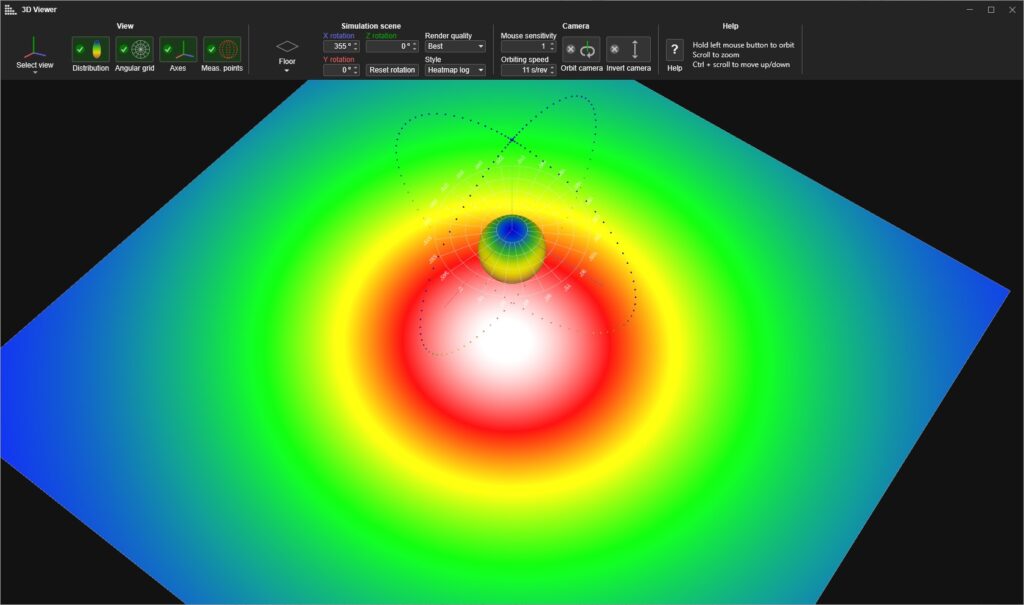 3D viewer - see a heat map