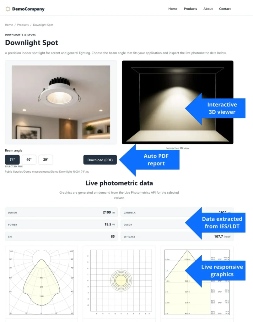 Demo Company Product page2
